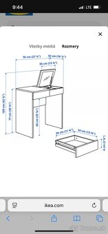 Kozmetický / dekoratívný stolík - 4