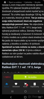 Elektrobicykel RATIKON EHT 7,1 vel. 19"/L beige - 4