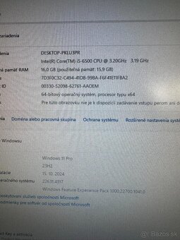 Počítač HP.Intel i5-6500 4x3,20GHz.16gb ram.256G SSD+500HDD - 4