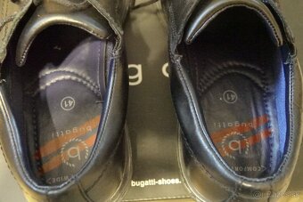 Čierne pánske spoločenské topánky Bugatti č.41 nové - 4