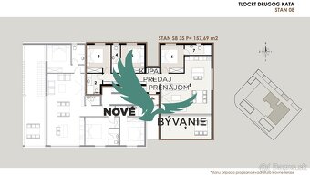 Chorvátsko-Apartmán s výhľadom na more, 50m od mora, 3x spál - 4