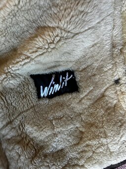 Kožený kabát /ovčia vlna - 4