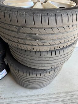 ORIGINAL ŠKODA 5X100 205/50 R17, LETNÁ SADA - 4
