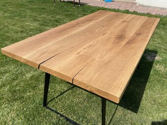 masívny dubový stôl - 4