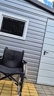 invalidny vozík 48cm pridavne brzdy pre asistenta - 4