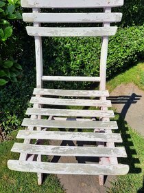 Záhradná retro stolička - 4