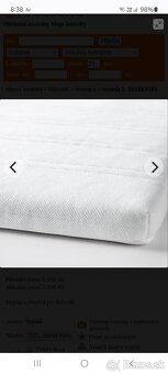 Vrchný matrac IKEA TUDDAL 160x200 cm - 4