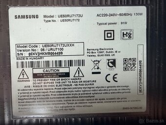 Prodám Samsung 4K Ultra HD LED TV uhl 50" / 126cm - 4