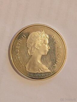 Kanadské Strieborné mince 2x 1 dolár (Elizabeth) - 47,10 gr - 4