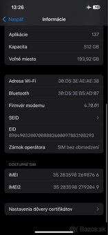 Apple iPhone 13 Pro 512GB, batéria 100% (nová) original - 4