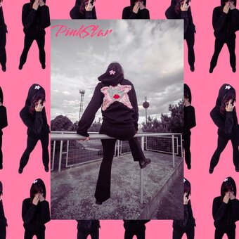 🩷PINKSTAR hoodie🩷 Void.x.Wear - 4