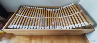 IKEA posteľ s roštom a úložným priestorom - 4