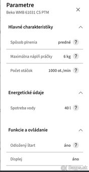 Práčka Beko - 4