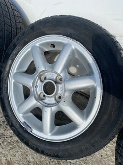 Disky VW Polo Vento Golf III 4x100 + zimné pneu 185/60R14 - 4