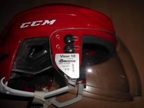 Predám hokejovú prilbu/helmu CCM Res 300 + plexi - 4