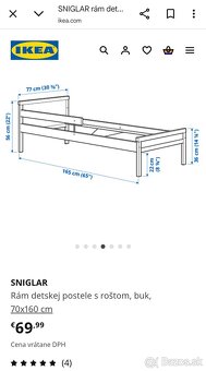 Detská posteľ Ikea - 4