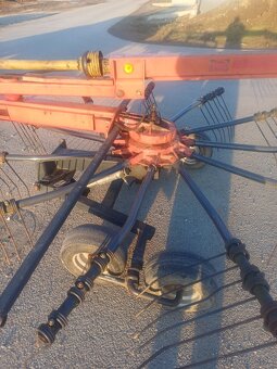 Zhrnovač sena, zhrabovač, riadkovač, dvojrotorovy 6m - 4