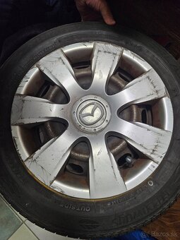 Letné pneumatiky 175/65 R14 na plechových diskoch - 4