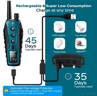 Profi Elektrický výcvikový obojok RS3 PRO. - 4