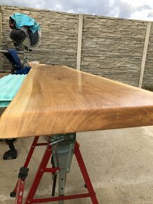 Nastenný LED drevený panel, svietidlo led svetlo - 4