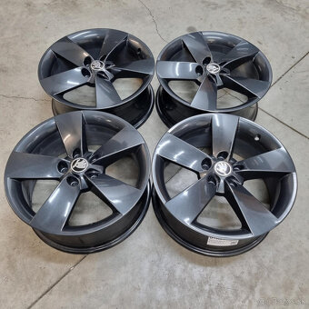 Hliníkové Škoda disky 5x112 R17 7J ET45 - 4