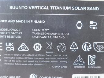Suunto Vertical titanium solar band - 4