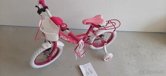 Detský bicykel 14" Pink - 4