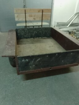 Vozík,vozíček,vlečka domácí výroby,jako vari - 4