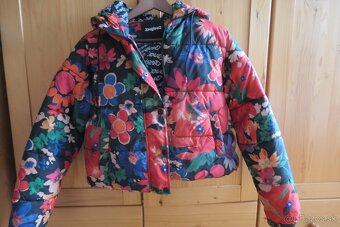 DESIGUAL original nenosena krasna moderna bunda L - 4