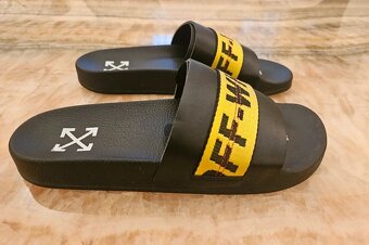 Šľapky Off-White + box + certifikácie 41 - 4