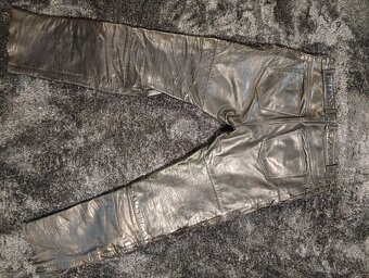 Kožené moto nohavice - 4