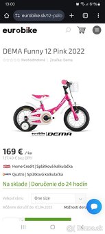 Detský bicykel Dema Funny 2022 - 4