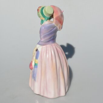 Royal Doulton Starožitná zberateľská porcelánová soška Dáma - 4