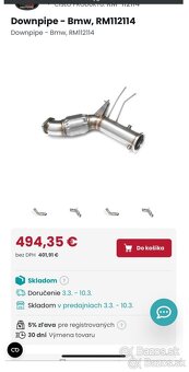 Down pipe BMW - 4