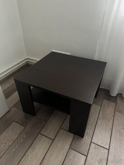 Konferenčny stolik, dreveny stol - 4