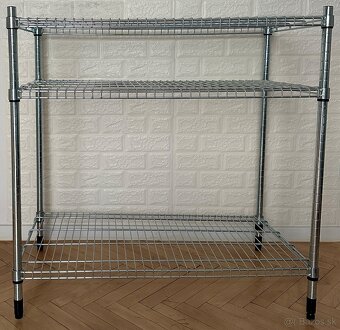 Ikea OMAR Policový diel galvanizované 92x50x94cm - 4