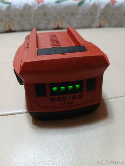 Predam Hilti SFC 22A s 5,2AH Bateriou - 4