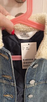 Dievčenská riflová bunda-140 - 4