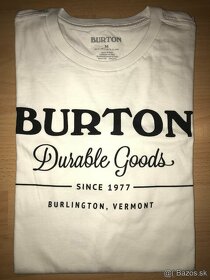 TRIČKO BIELE zn. BURTON veľ. M + darček - 4