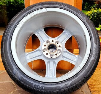 alu R18 5x112 orig. Mercedes CLS W219, pneu 245/40, NOVÉ - 4