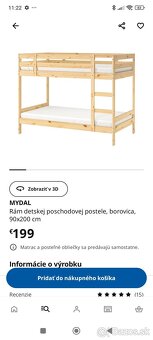 Poschodova posteľ MYDAL - 4