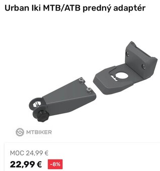 Urban iki ružová predná detská sedačka - 4