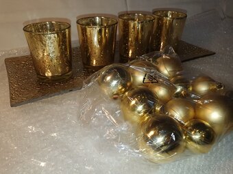 VIANOČNÁ SADA NA 4 ČAJOVÉ SVIEČKY - 4