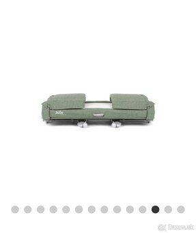 Postieľka na kolieskach zelená farba - 4