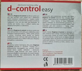 Elektrický výcvikový obojok d-control easy - 4