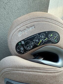 Detská autosedačka Cybex 100-150cm isofix béžová - 4