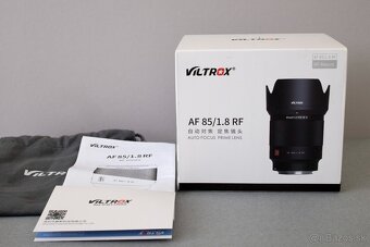 Predám objektív Viltrox AF 85/1.8 na Canon RF - 4