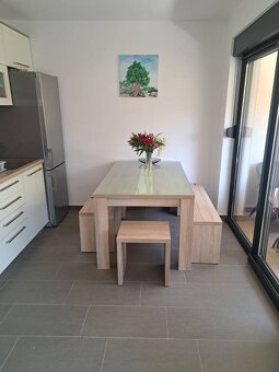 CHORVÁTSKO - Zariadený apartmán, 1. rad od mora - MANDRE, os - 4