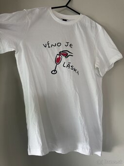 tričko - víno ne láska S - 4