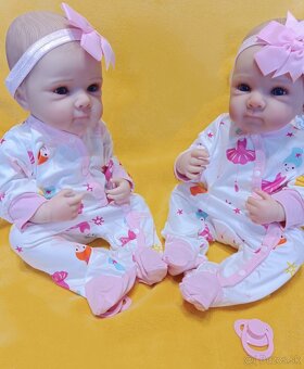 Realistické bábätká dvojičky Danka a Janka - 4